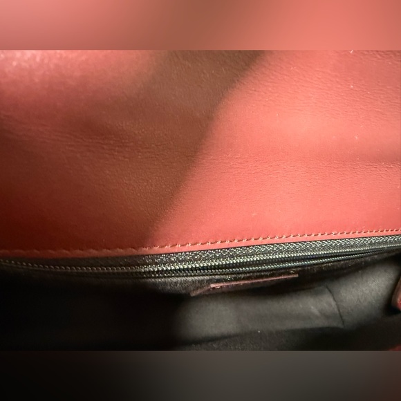 DeMellier Maroon Vancouver Clutch Rare Color NBW - Picture 9 of 11